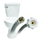 Fluidmaster Fluidmaster 3/8 in. Compression X 7/8 in. D Ballcock 12 in. Braided Stainless Steel Toilet Supply Li B1T12CS - alternate 2